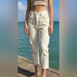 Ralph Lauren Women's Straight Leg Jeans in White